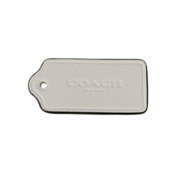 Coach Handbags - Coach White Hang Tag Bag Charm